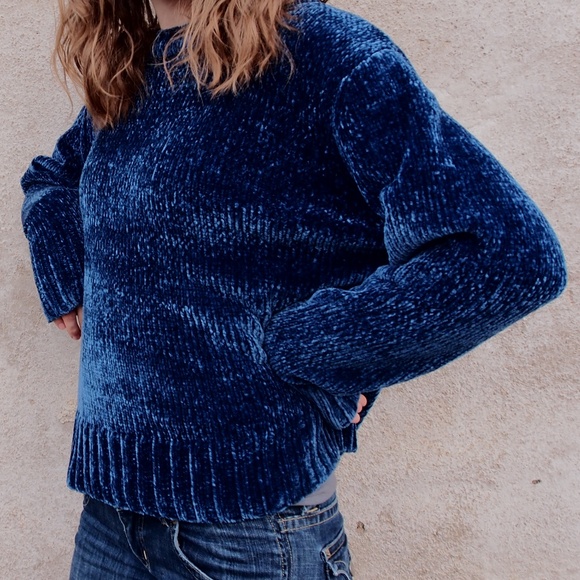 NWOT Nordstrom BNCI Blanc Noir Chenille Pullover - Picture 5 of 7